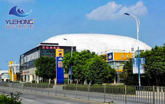 億錦商務中心樓頂充氣