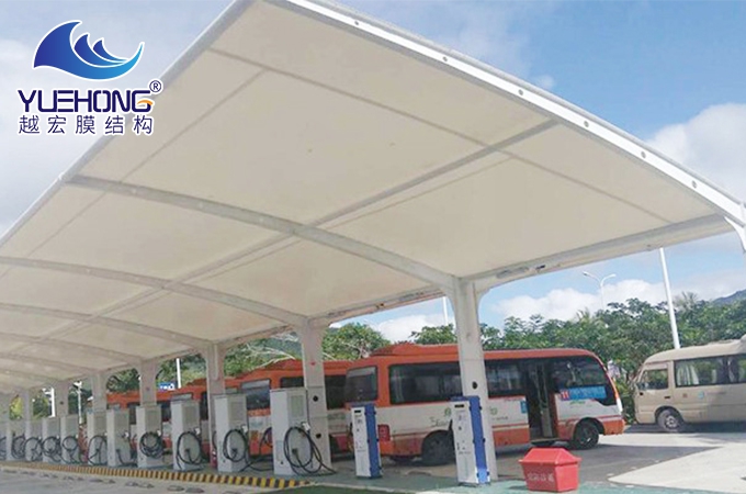膜結(jié)構(gòu)充電樁棚