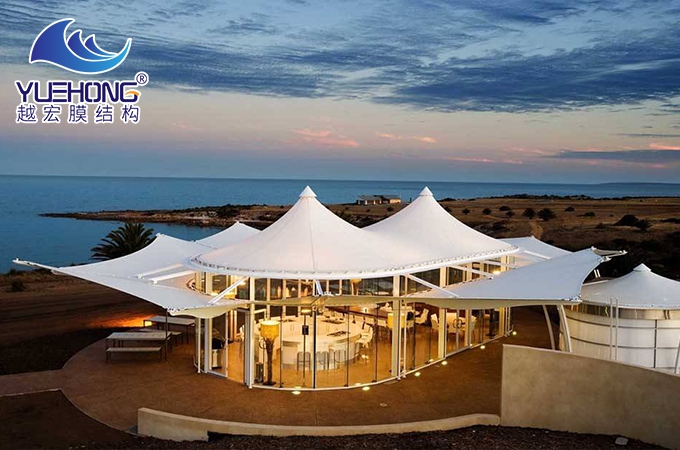 戶外餐廳膜結(jié)構(gòu)景觀棚