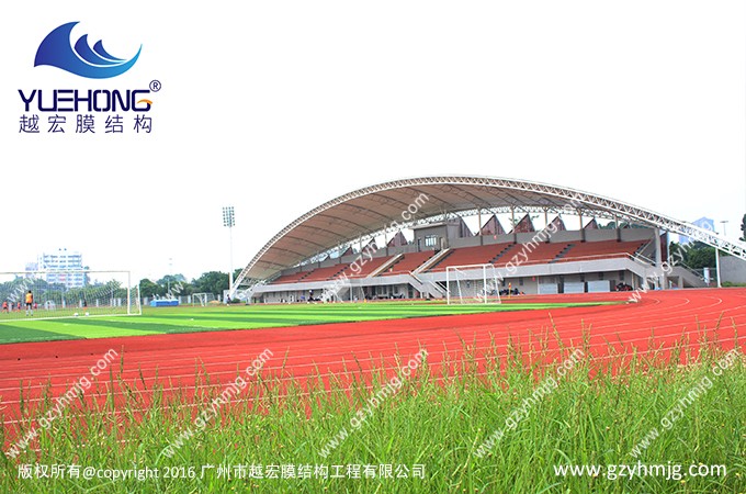 廣州某大學體育場看臺膜結(jié)構(gòu)工程案例
